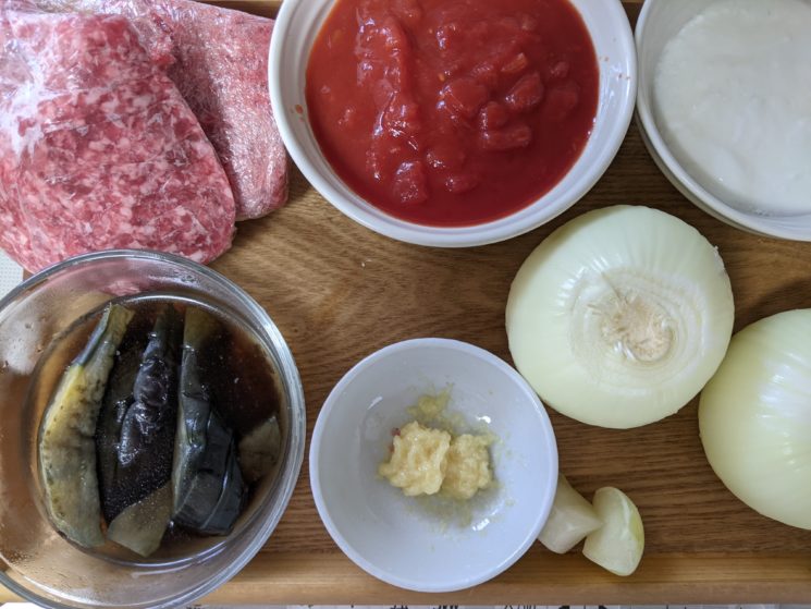 キーマカレー　材料